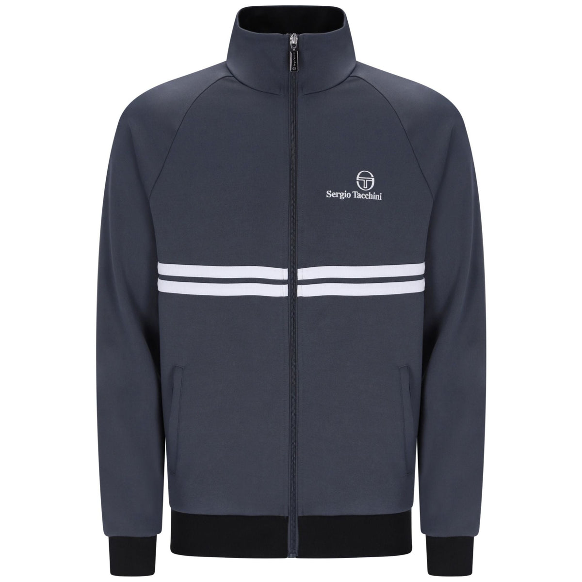 Sergio Tacchini New Dallas Track Top - Turbulence/White/Black
