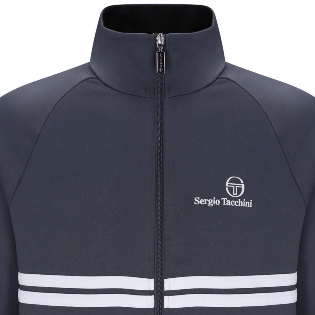 Sergio Tacchini New Dallas Track Top - Turbulence/White/Black