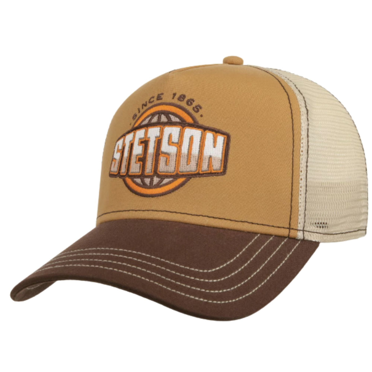 Stetson Hats Classic Globe Trucker Cap - Brown