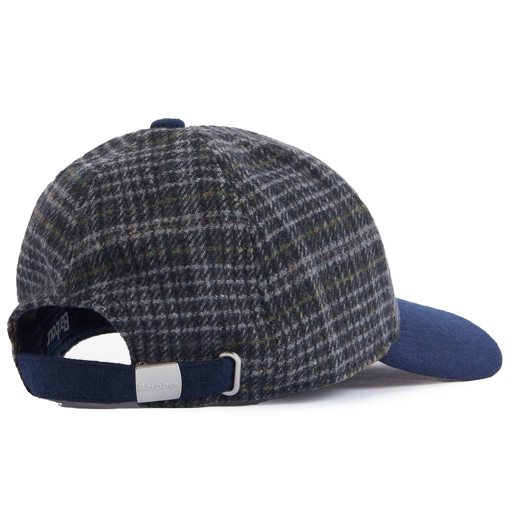 Barbour Clyde Sports Cap - Navy-Grey Plaid