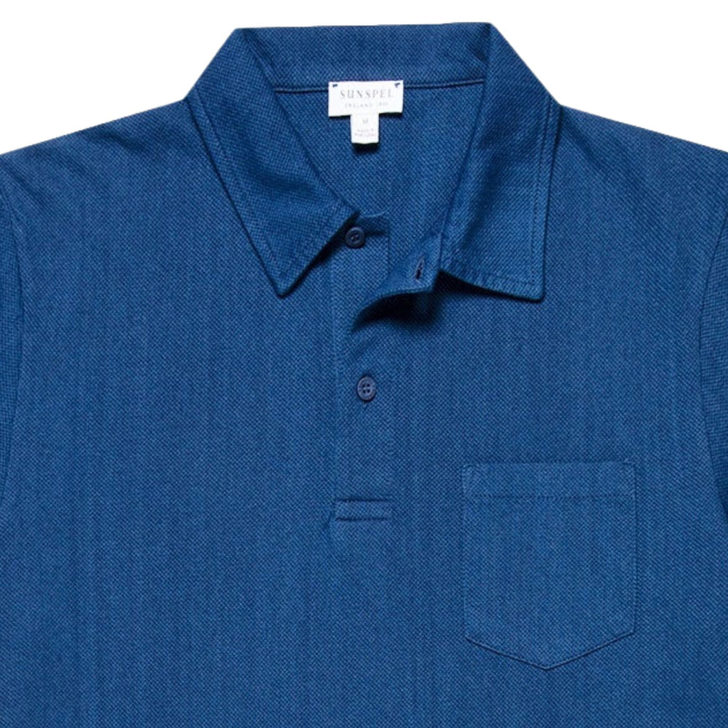 Sunspel Riviera Polo Shirt - Indigo