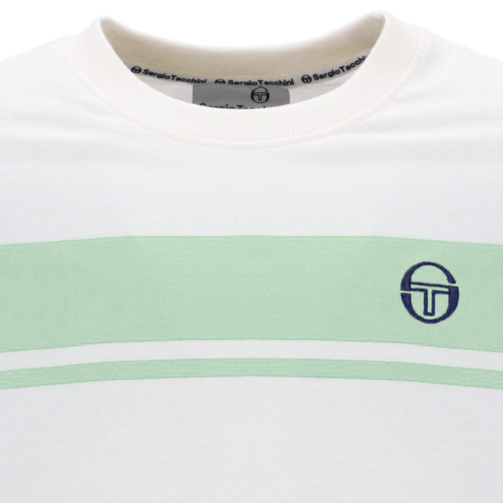 Sergio Tacchini Master Crew Neck T-Shirt - Gardenia