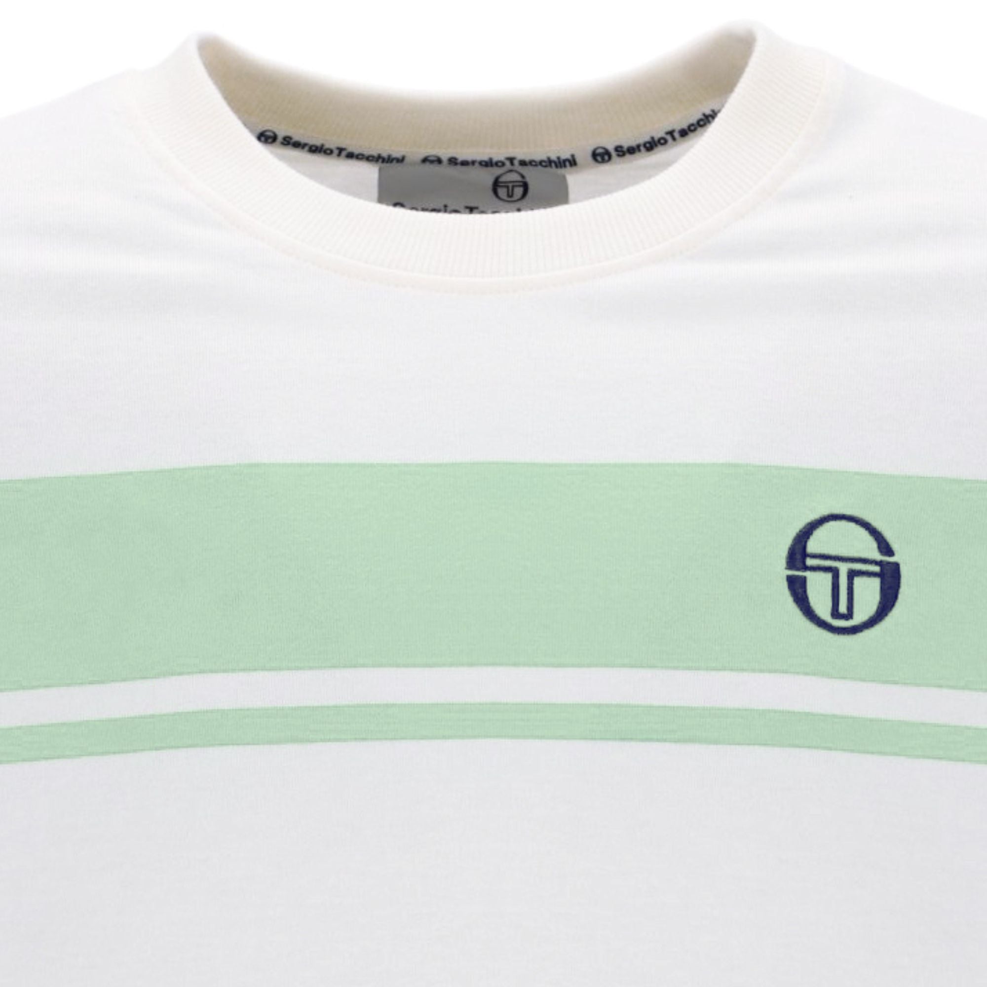 Sergio Tacchini Master Crew Neck T-Shirt - Gardenia