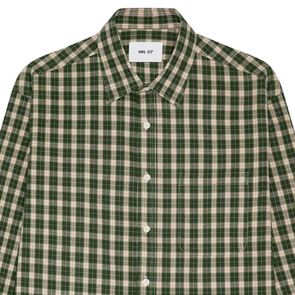 NN07 Deon Shirt - Eden Green