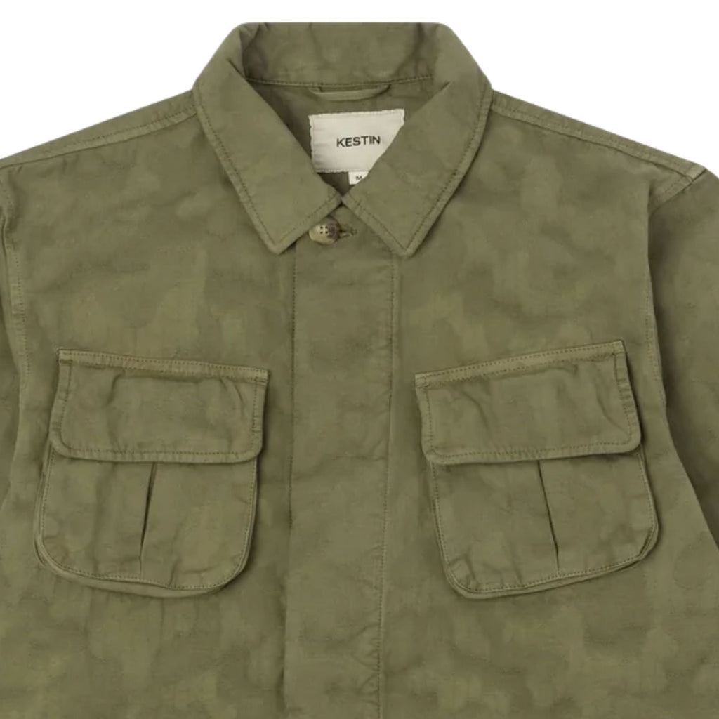 Kestin Jacquard Ripstop Cotton Tyndrum Jacket  - Military