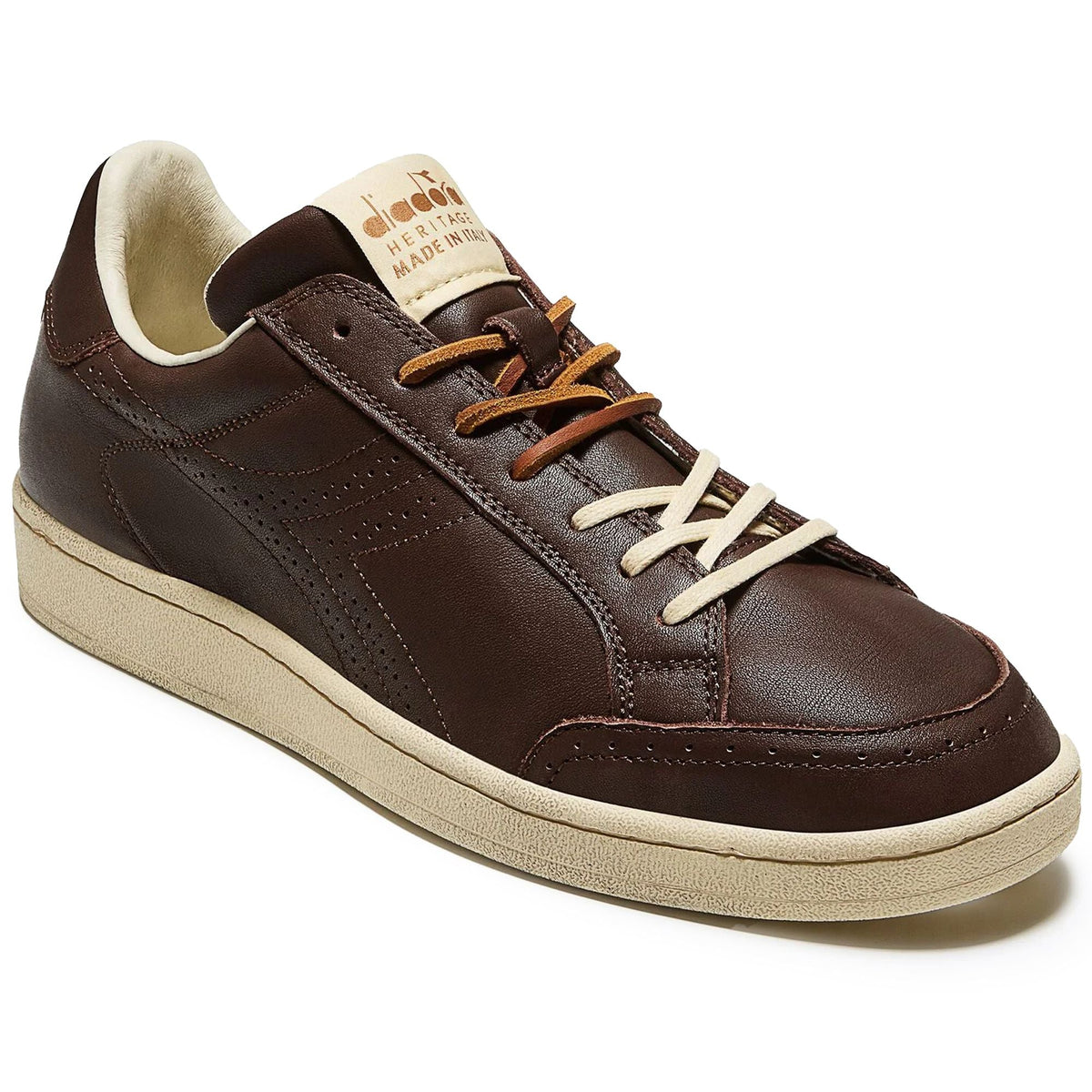 Diadora Prestige Brogue Italia Trainers - Brown Rubber