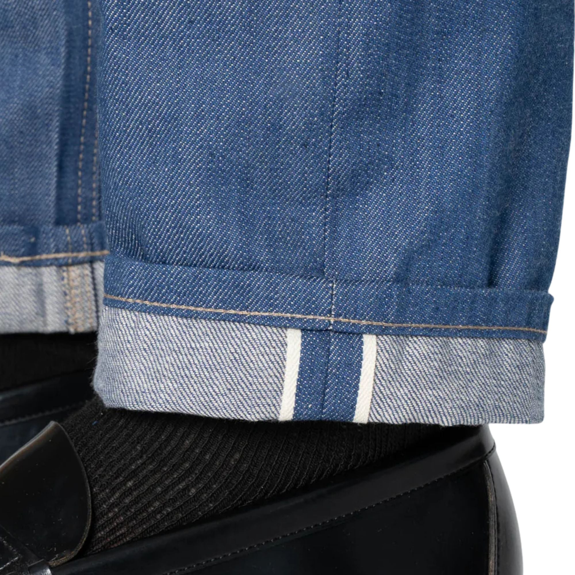 Naked and Famous Denim Weird Guy The Cat's Pyjamas Selvedge - Blue