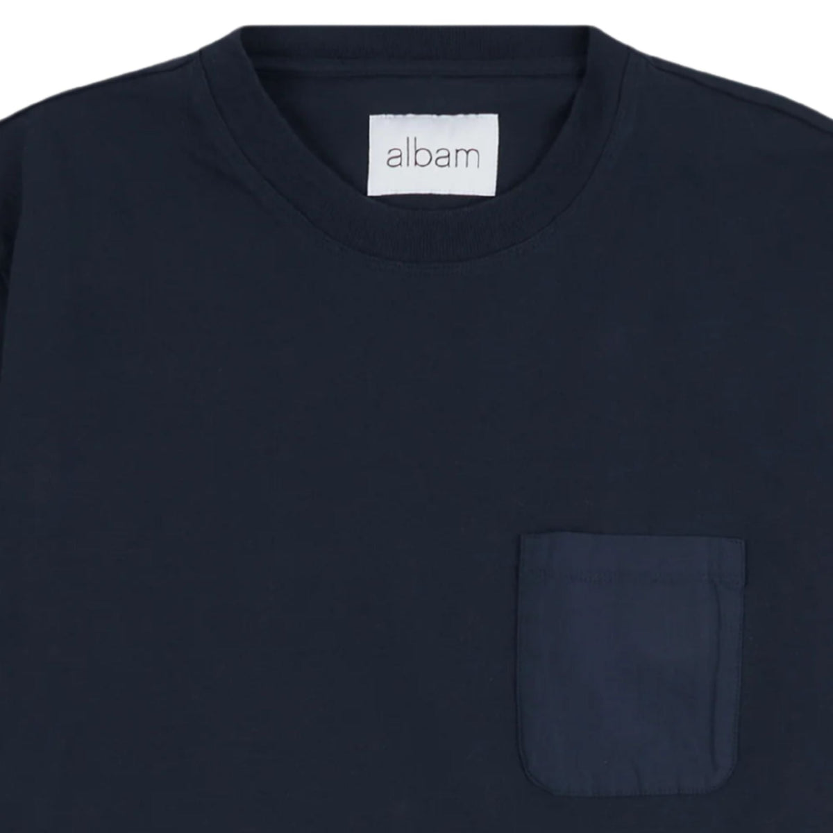 Albam Woven Pocket T-Shirt - Navy