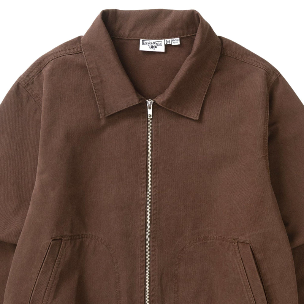 Service Works Twill Work Jacket - Brown