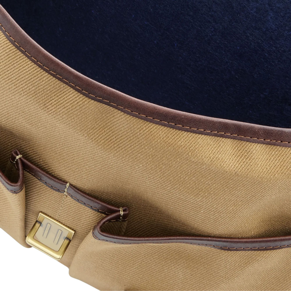 Bleu de Chauffe Sac Business Musette Weekend Bag - Camel