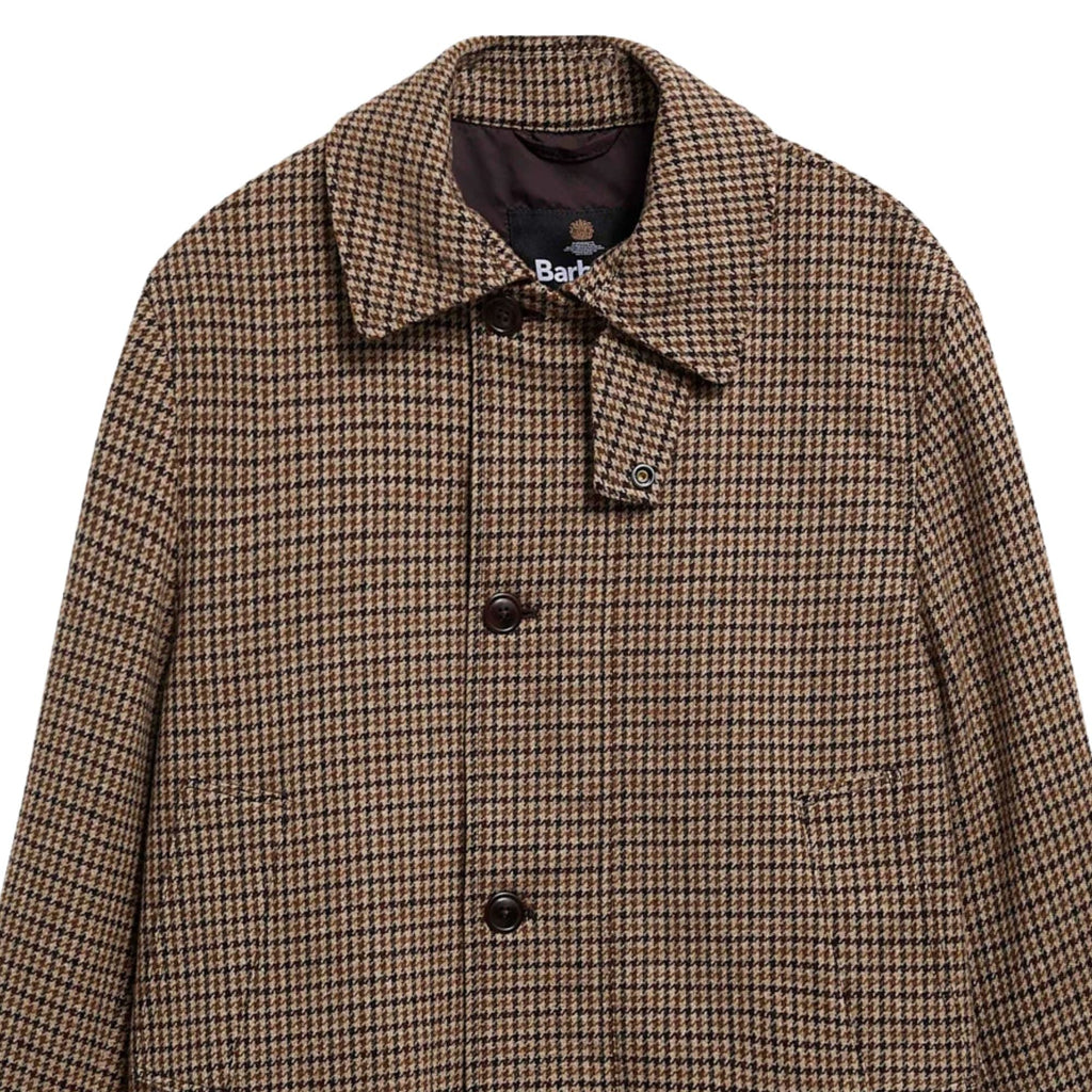 Barbour Modified Border Wool Jacket - Dark Sand