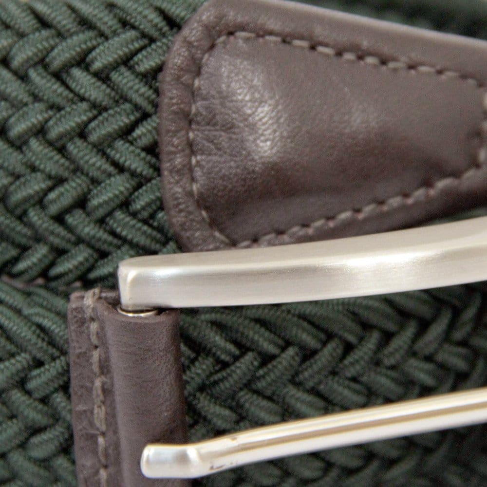 Anderson's Belts Elastic Woven Belt - Green