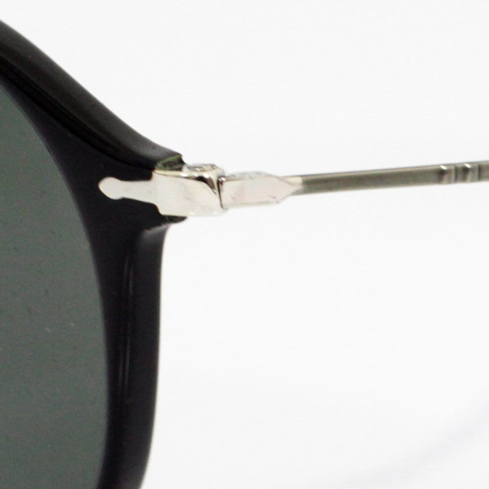 Persol Reflex Polarized Sunglasses- Black & Bottle Green