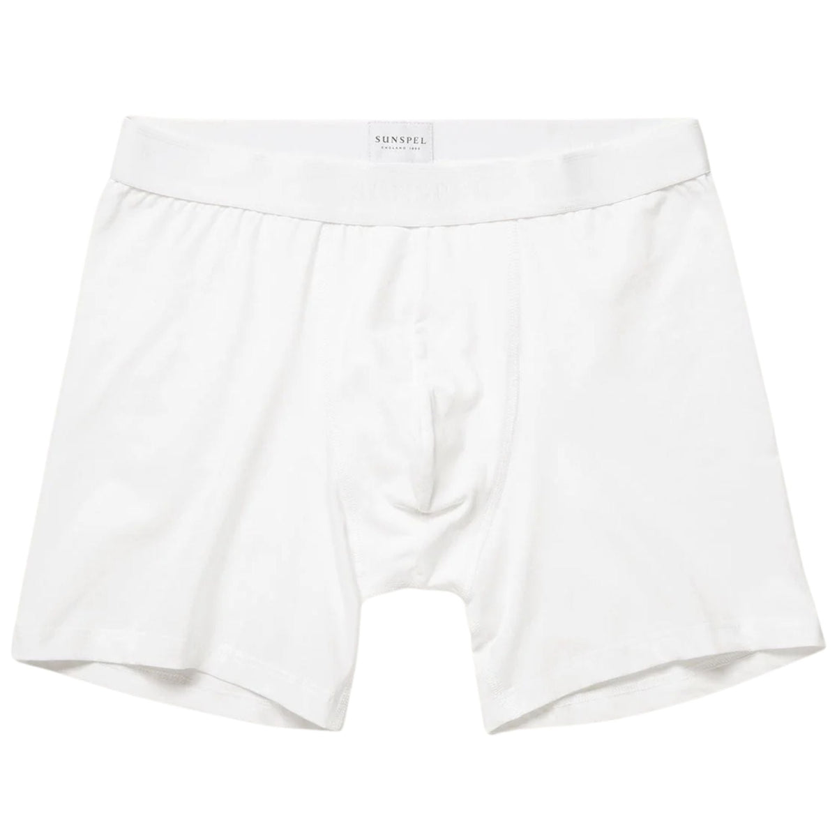 Sunspel Stretch Cotton Boxer Briefs - White