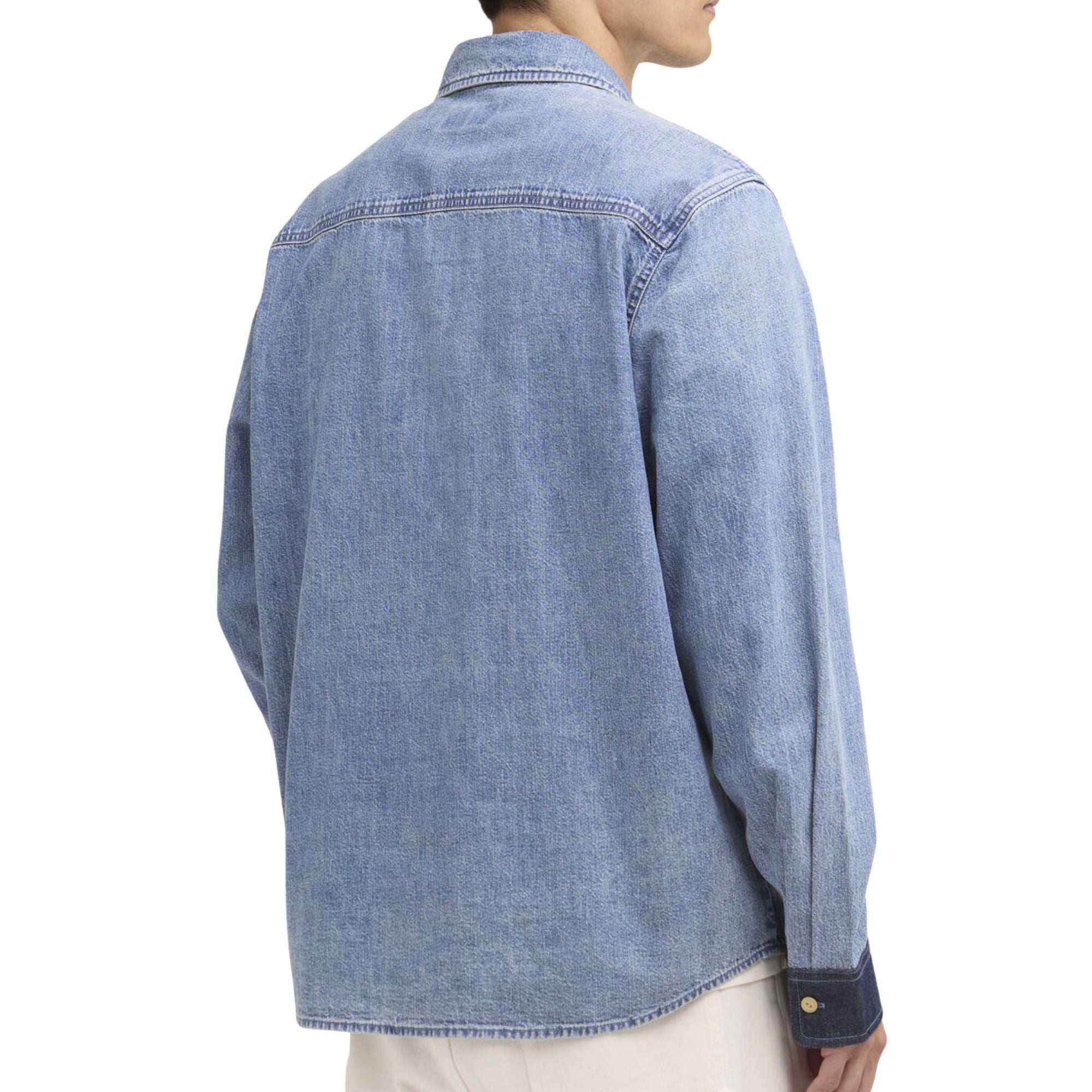 Barbour International Chopper Denim Shirt - Washed Indigo