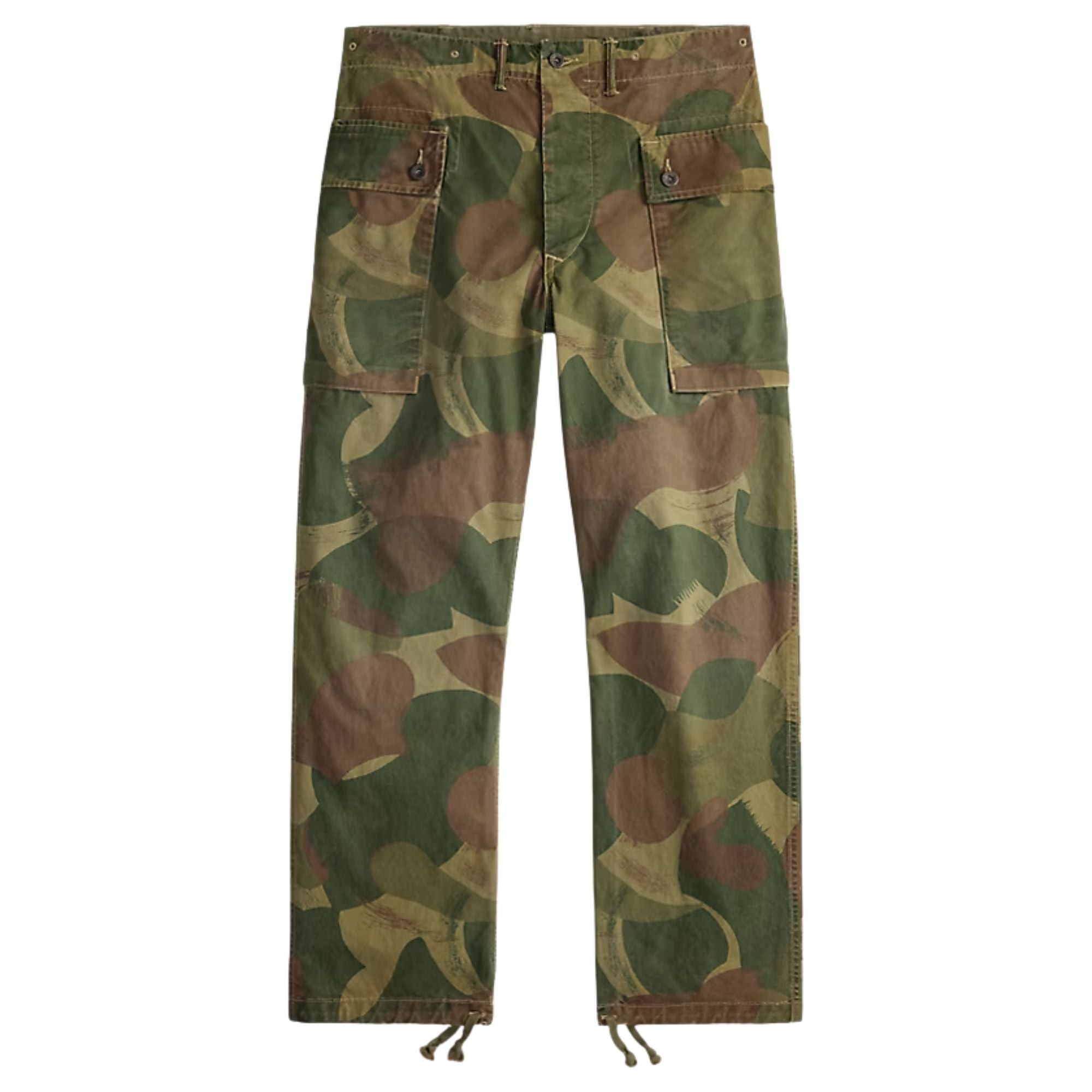 RRL by Ralph Lauren Camo Poplin Cargo Field Trouser - Camo