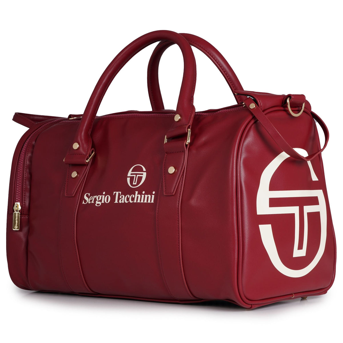 Sergio Tacchini x Stuarts x Stuarts Jorno Gym Holdall - Merlot/Buttercream