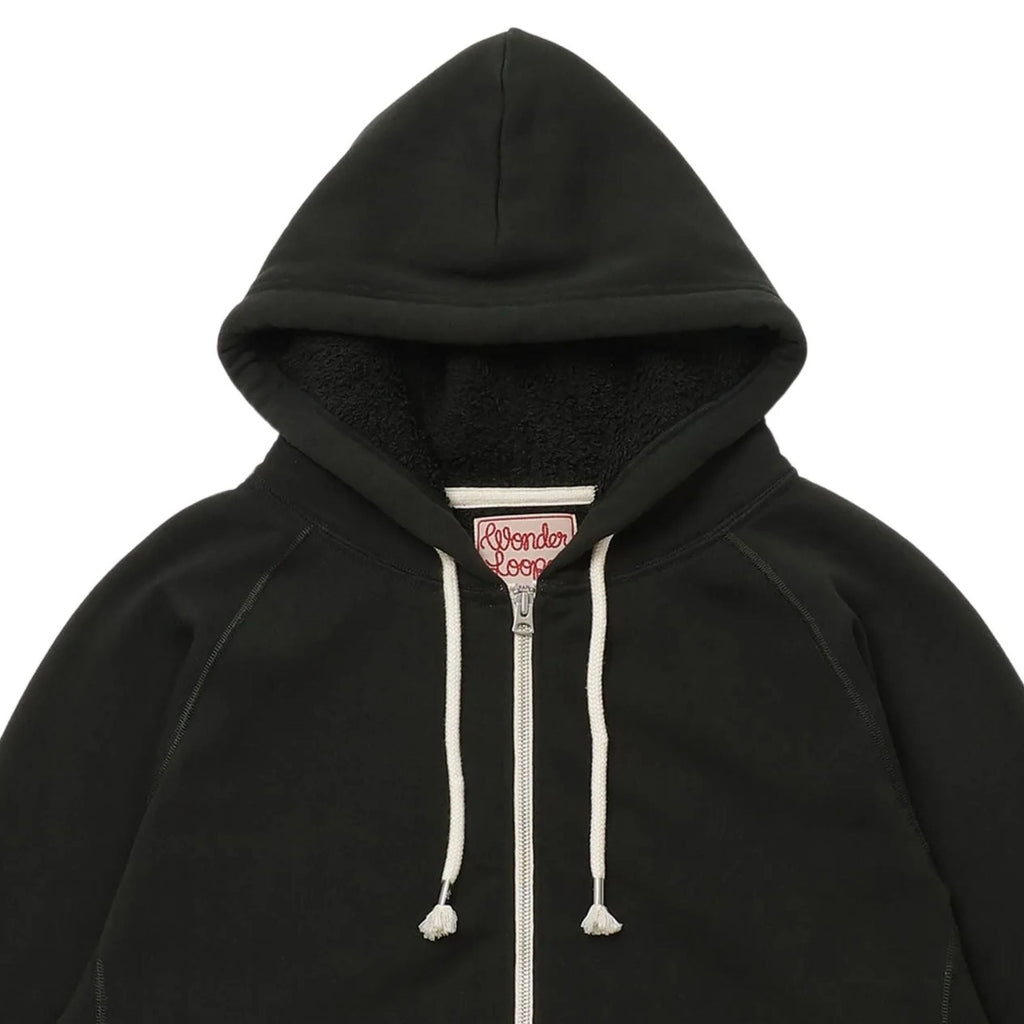 Wonder Looper Zip Hoodie Super Looper French Terry - Sumi Black