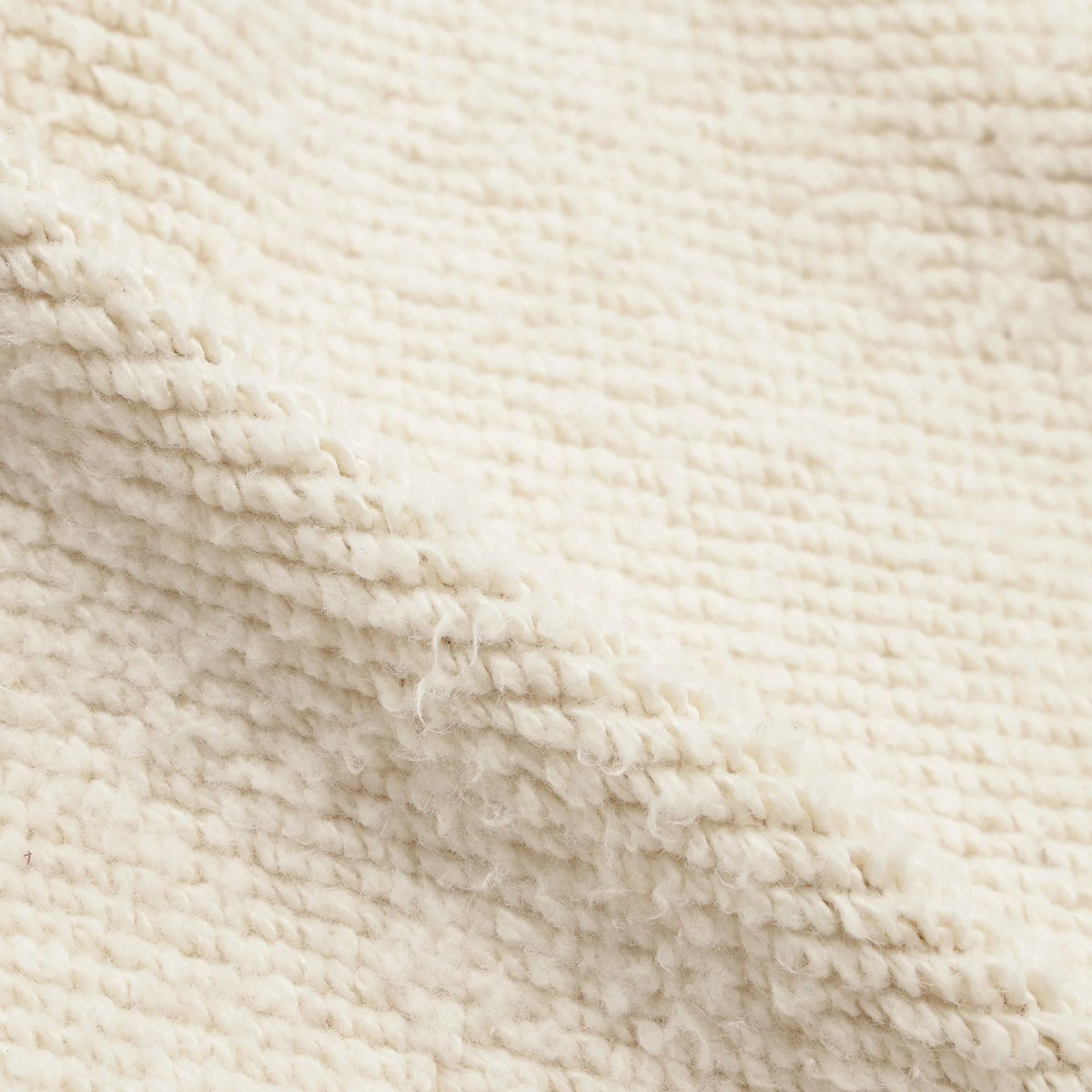Wonder Looper Double Heavyweight French Terry Pullover Crewneck - Oatmeal
