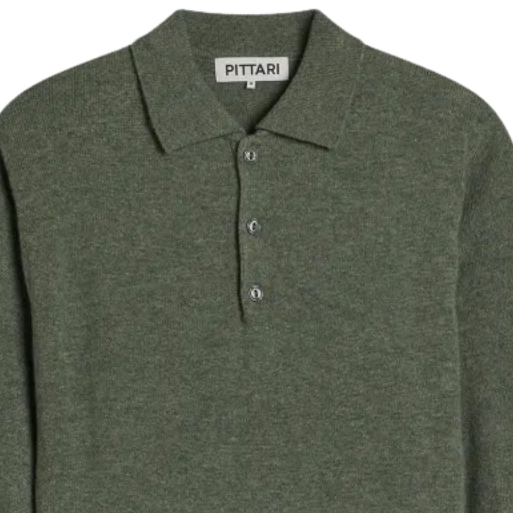 Pittari Knitted Polo Shirt - Landscape
