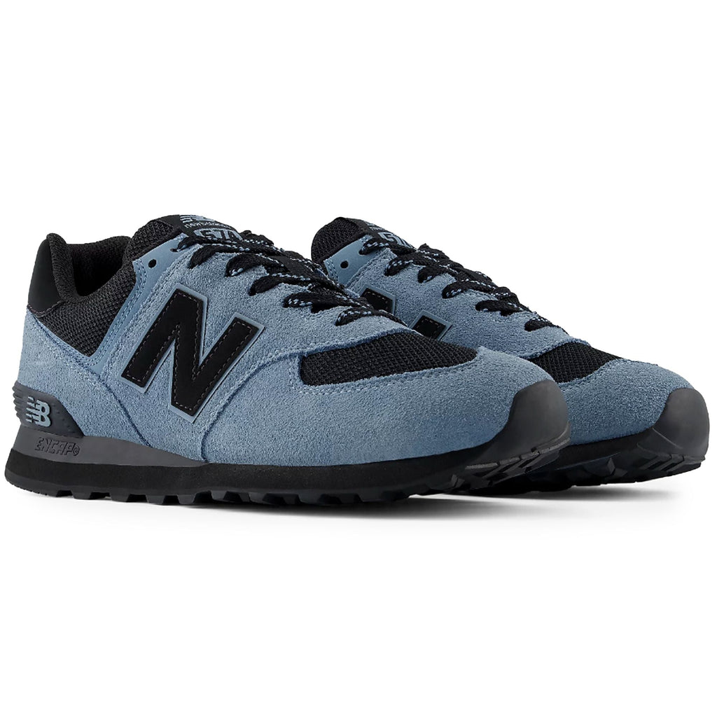 New Balance 574 Shoes - Zinc Blue/Black