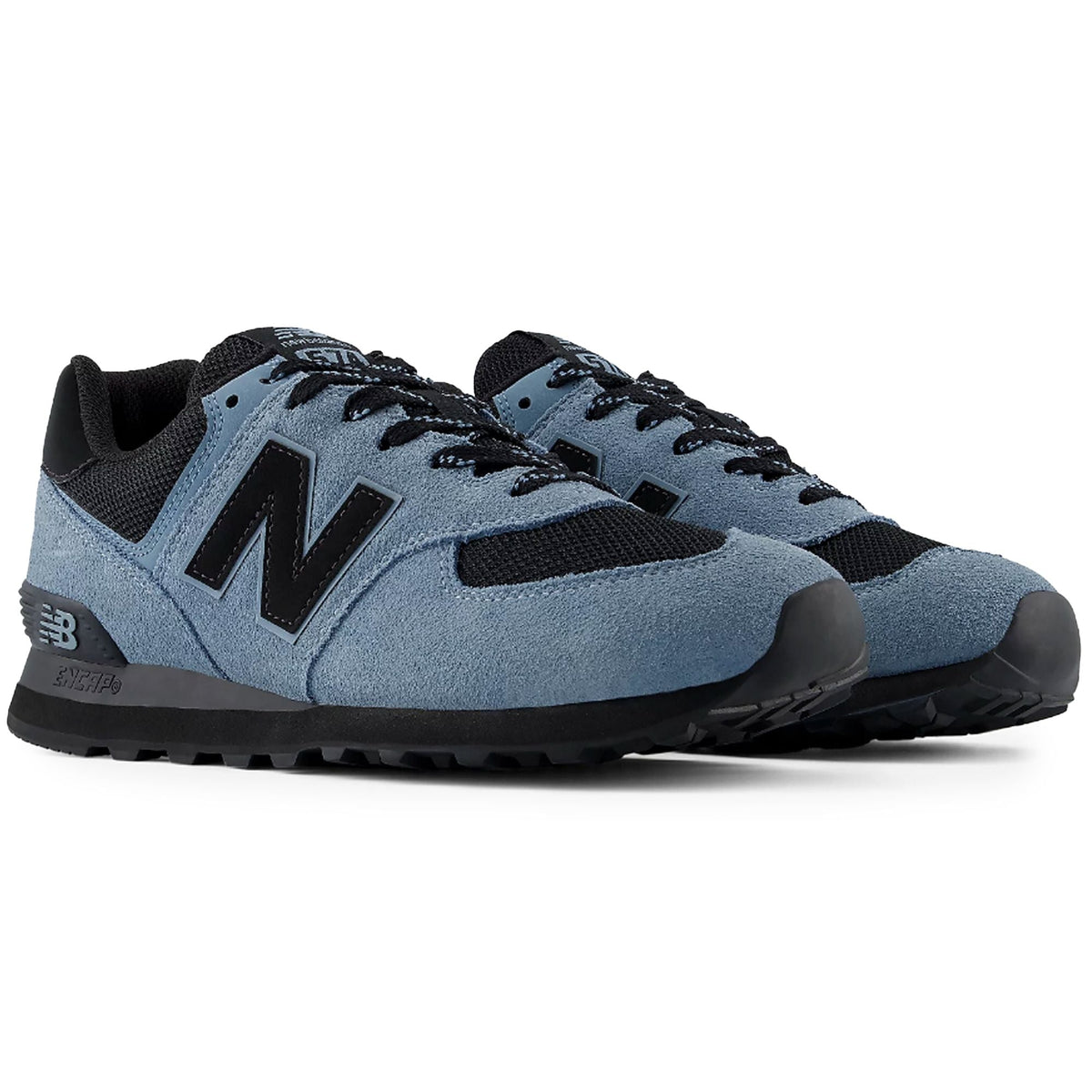 New Balance 574 Shoes - Zinc Blue/Black
