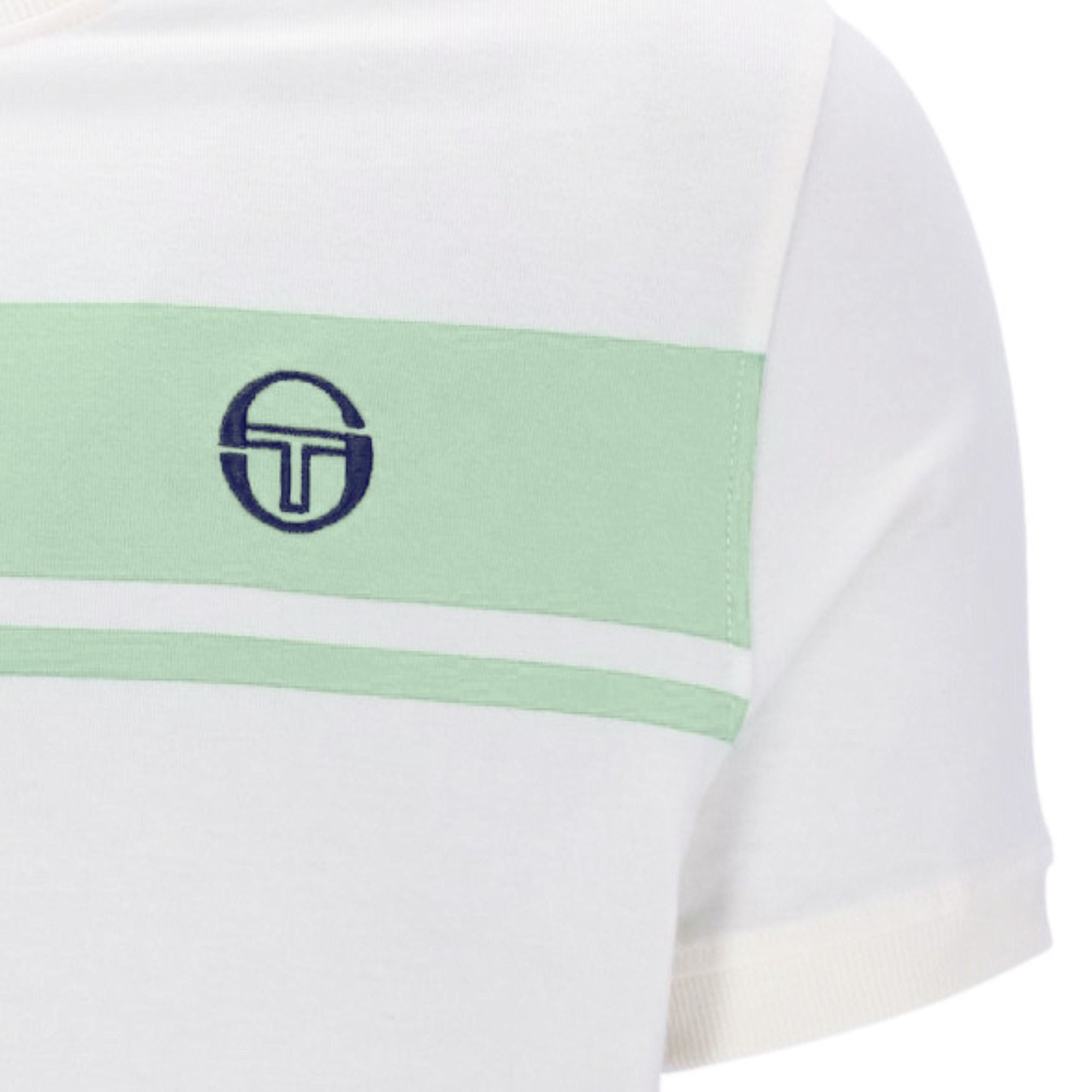 Sergio Tacchini Master Crew Neck T-Shirt - Gardenia