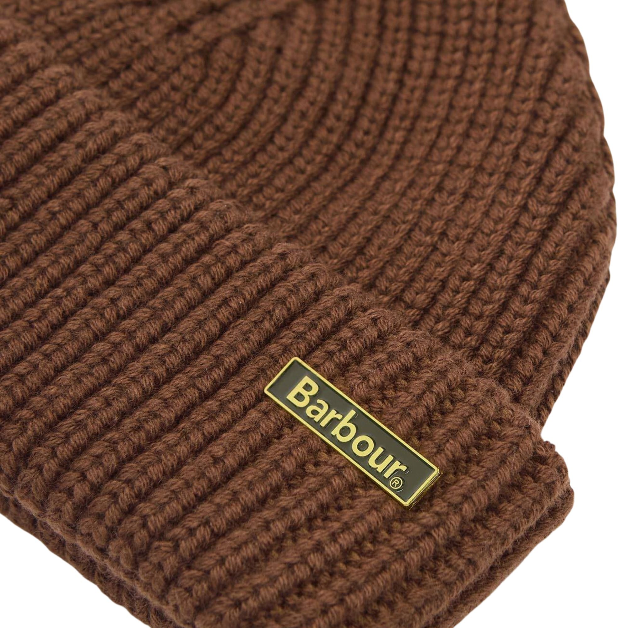 Barbour Mosely Fisherman Beanie - Soil