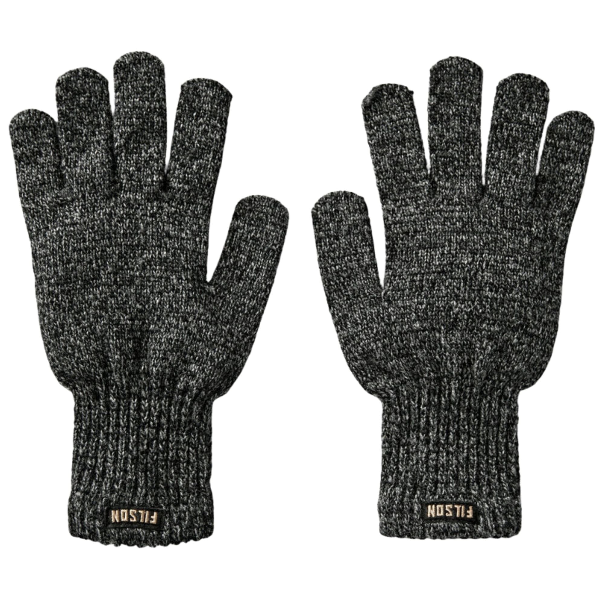 Filson Full Finger Knit Gloves - Charcoal