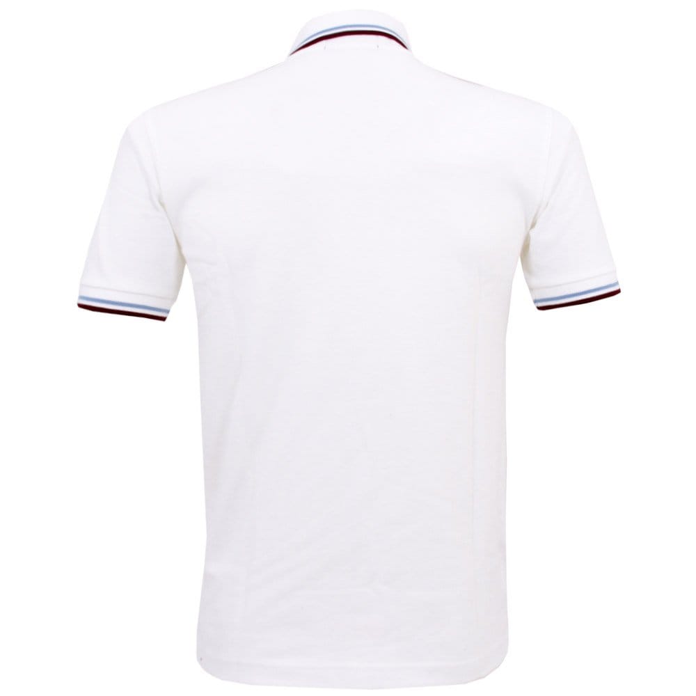 Fred Perry Reissues Fred Perry Twin Tipped White Polo Shirt M12 120