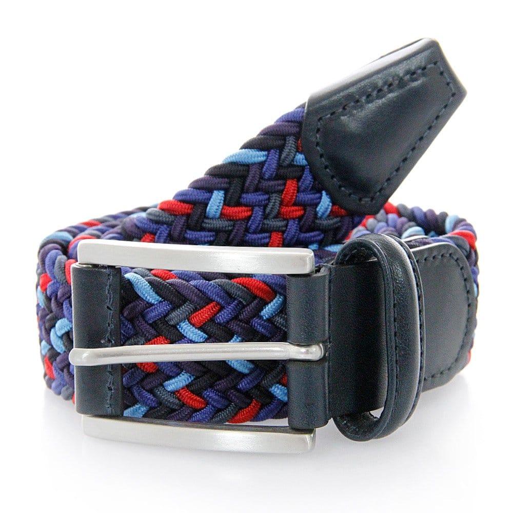 Anderson's Belts Elastic Woven Belt - Dark Multi