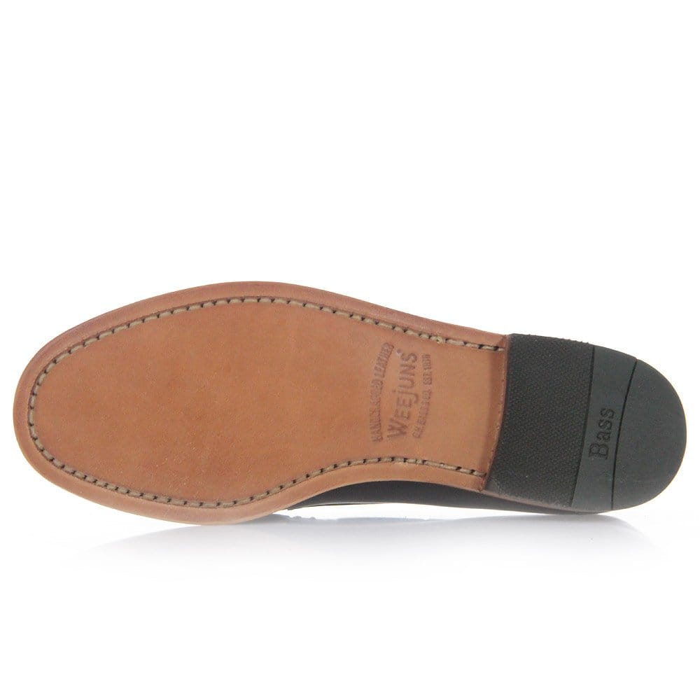 G.H. Bass Weejun Layton Pull Up Kiltie Loafers - Dark Brown