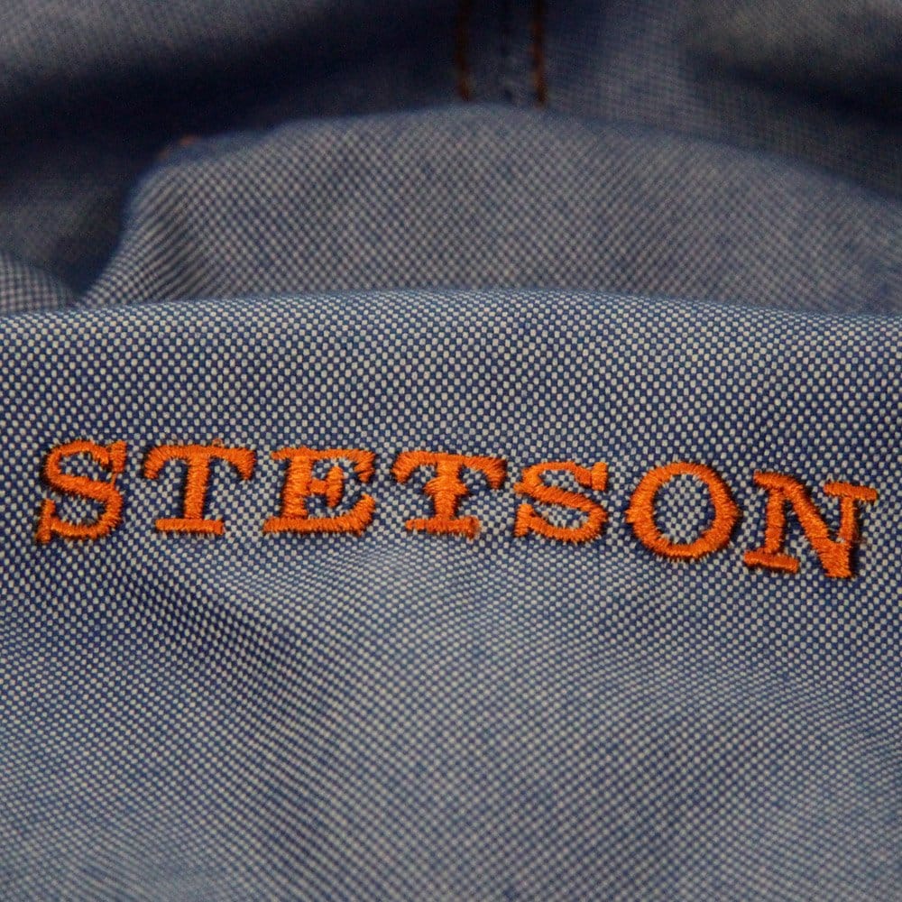 Stetson Hats Fairbank Flat Cap- Blue