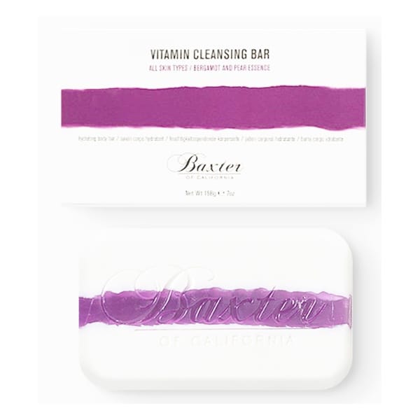 Baxter of California Men's Vitamin Bergamot/Pear Cleansing Bar