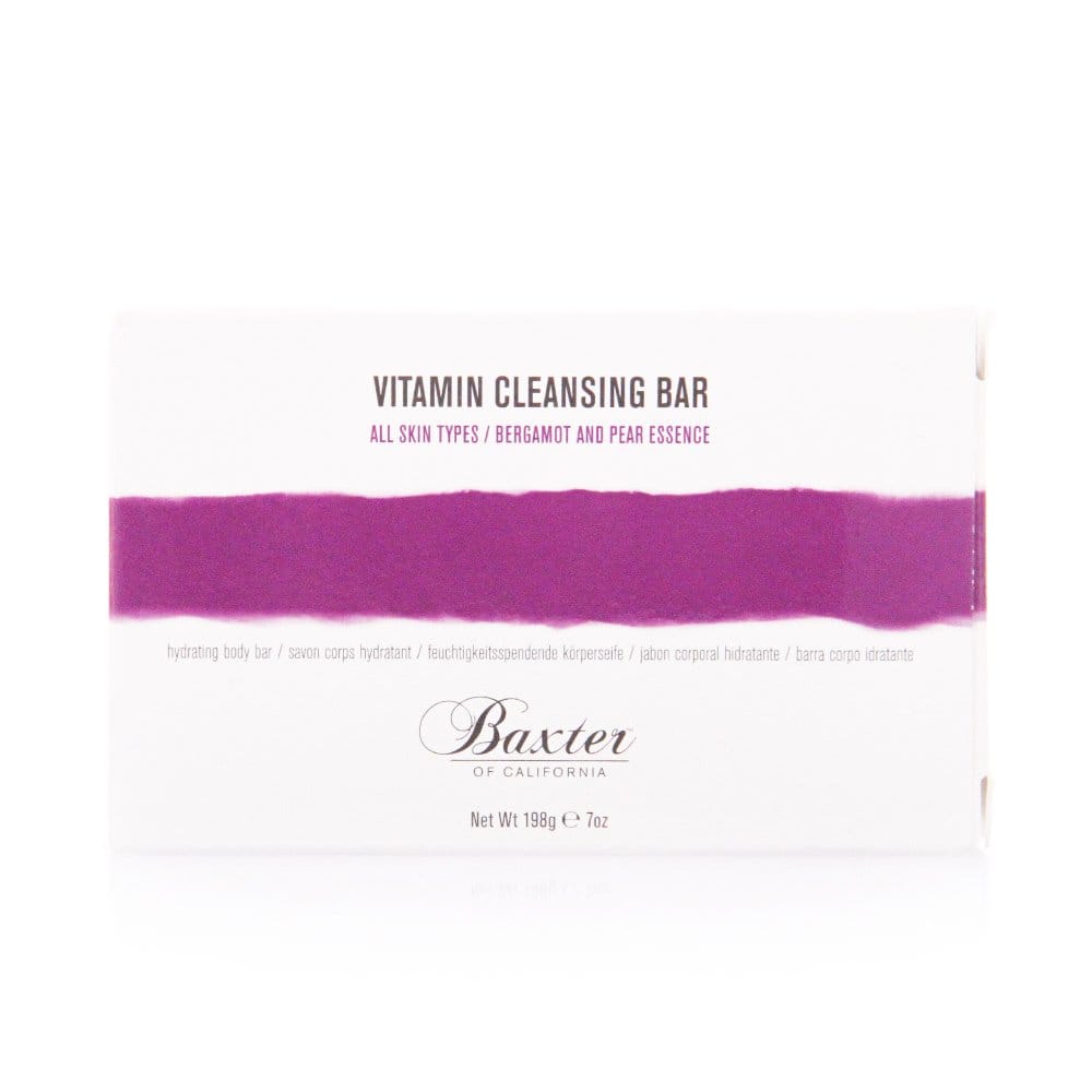Baxter of California Men's Vitamin Bergamot/Pear Cleansing Bar