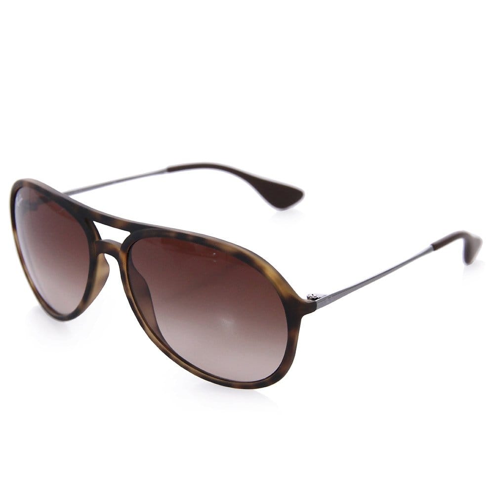 Ray Ban Tortoise Alex Sunglasses - Brown Gradient Lenses