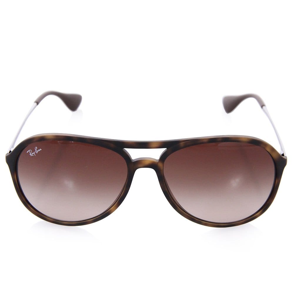 Ray Ban Tortoise Alex Sunglasses - Brown Gradient Lenses