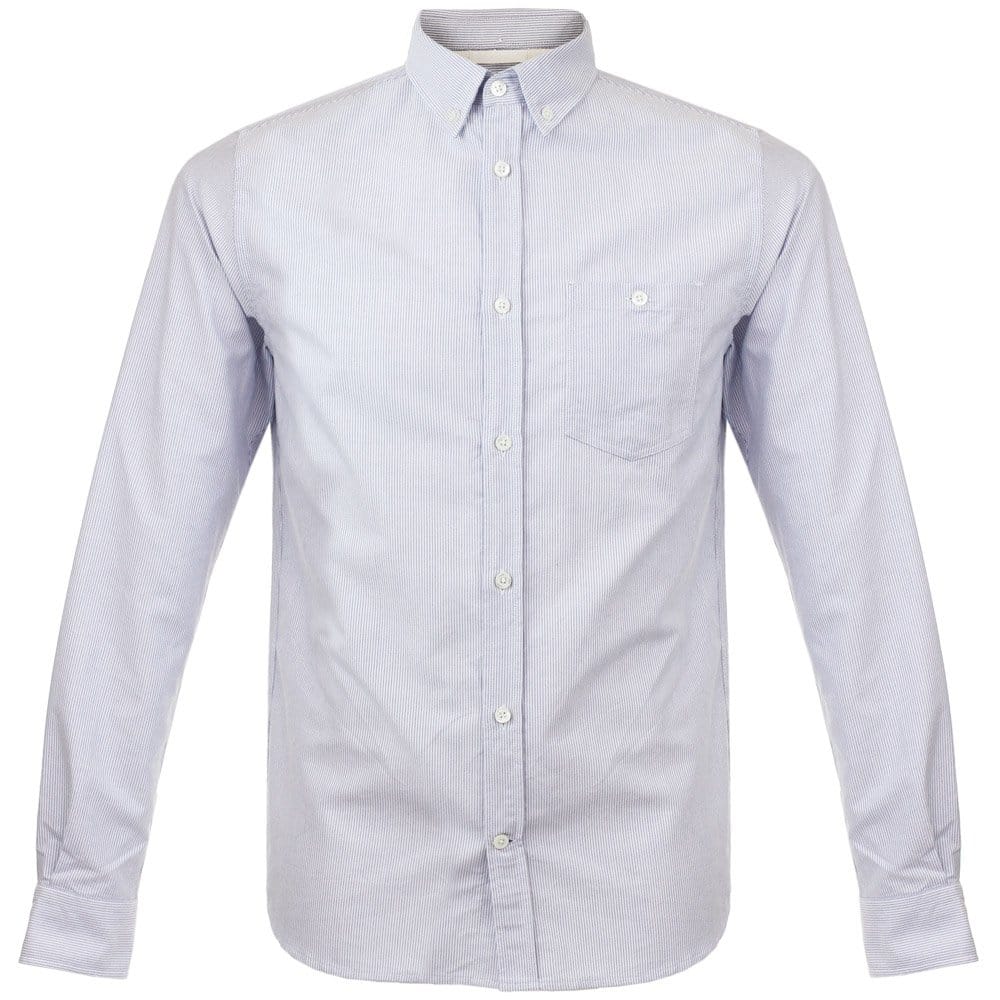 Norse Projects Anton Oxford Navy Stripe Shirt N40-0202
