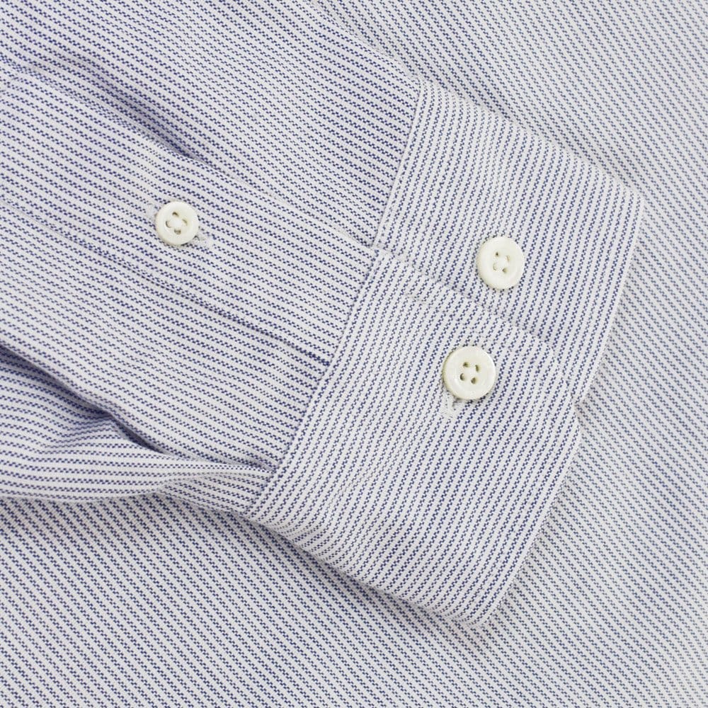 Norse Projects Anton Oxford Navy Stripe Shirt N40-0202