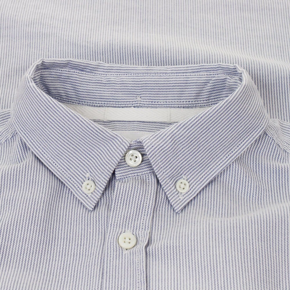 Norse Projects Anton Oxford Navy Stripe Shirt N40-0202