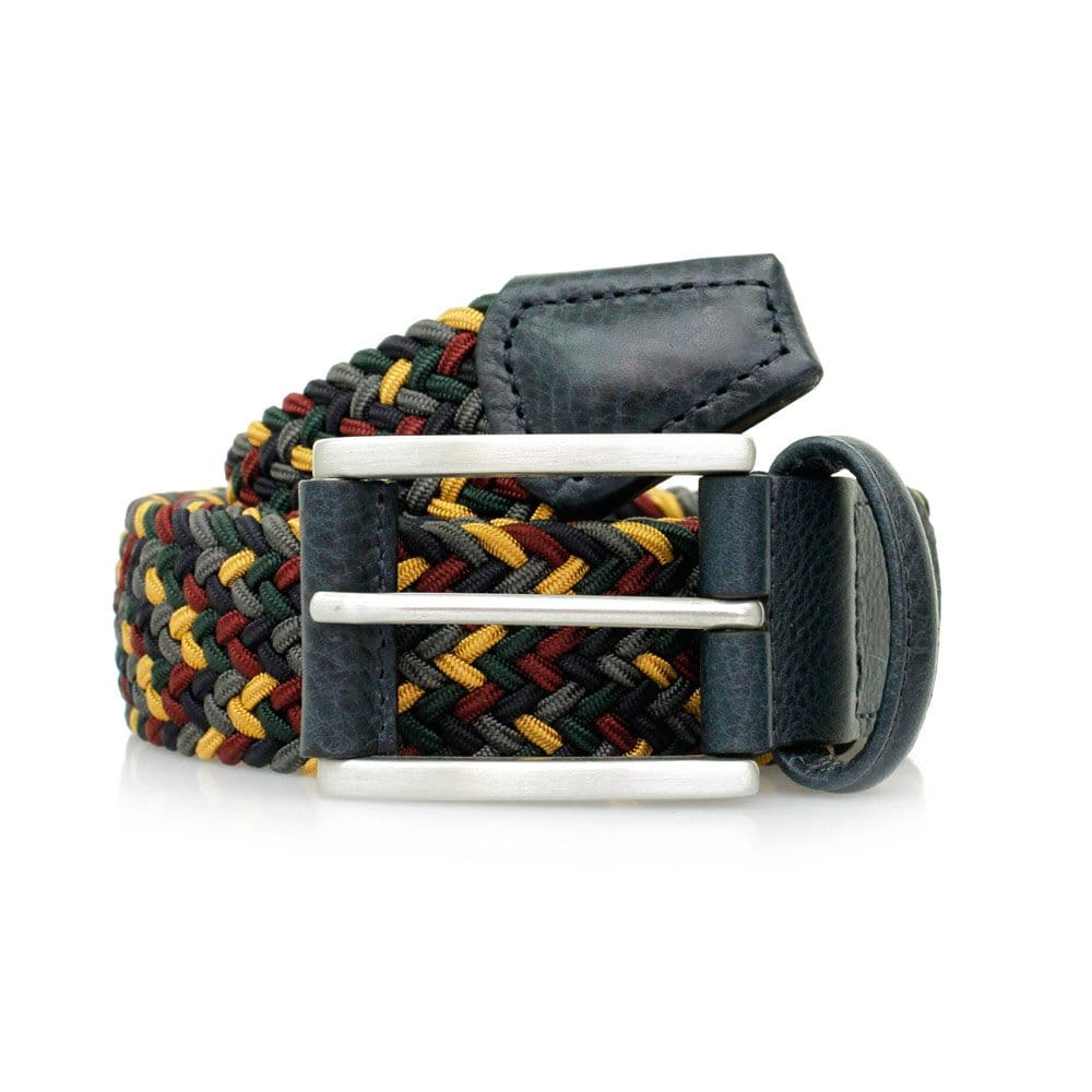 Anderson's Belts Woven Braided Belt - Multi
