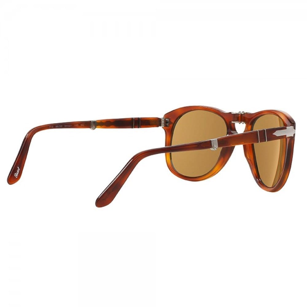 Persol 714 Foldable Brown Sunglasses 0PO0714 52/140