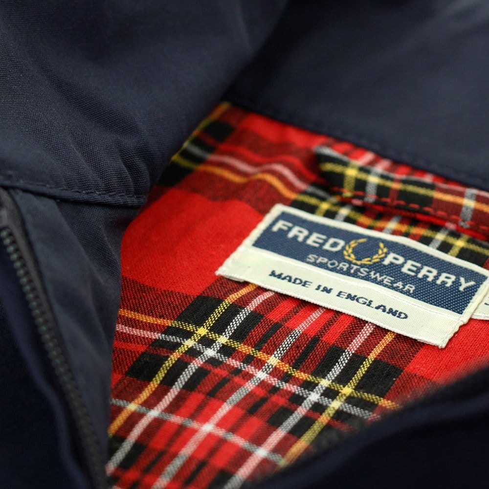 Fred Perry Reissues Fred Perry Navy Harrington Made in England Jacket