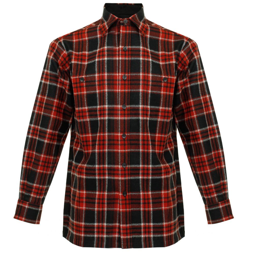 Pendleton Woolen Mills Pendleton Game Day Red Wool Check Shirt AA086-31766-R