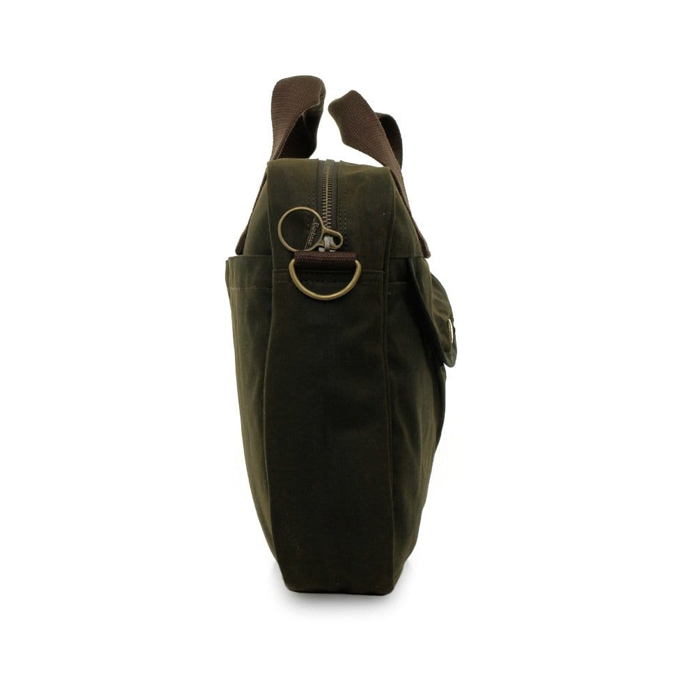 Barbour Longthorpe Waxed Laptop Case