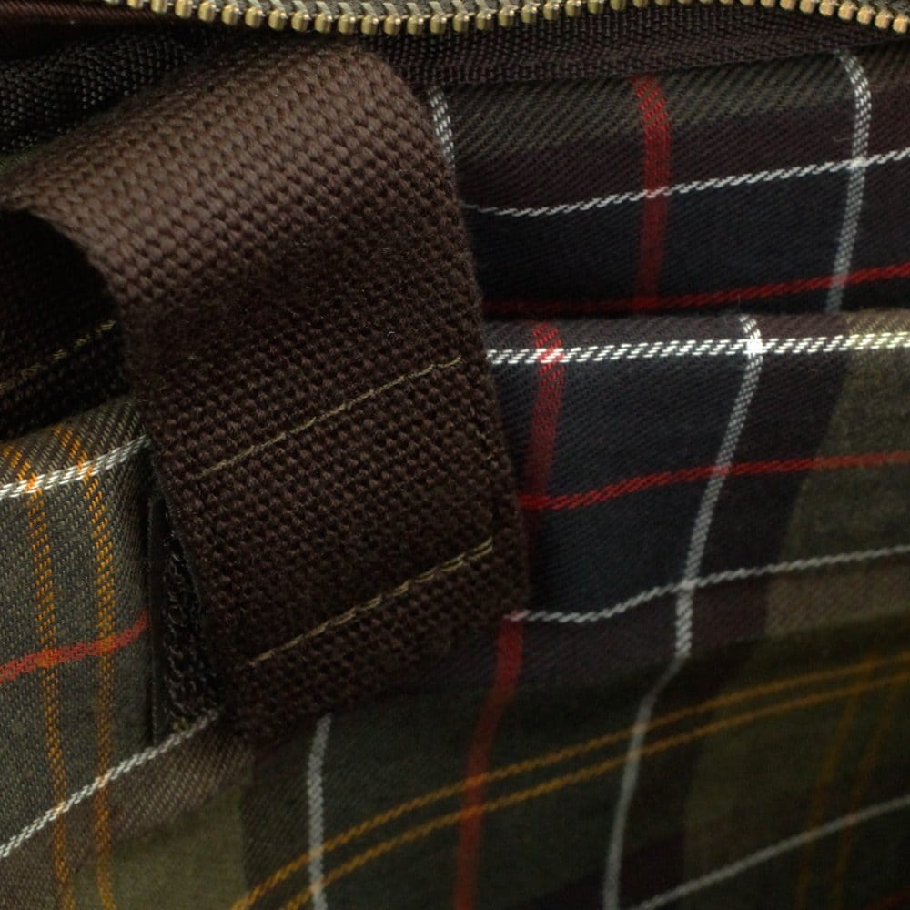Barbour Longthorpe Waxed Laptop Case