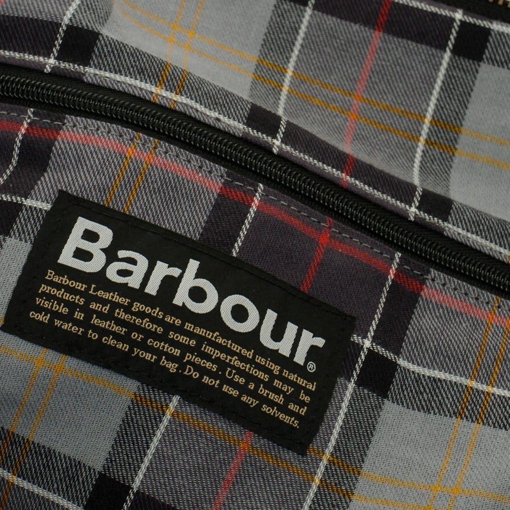 Barbour Medium Explorer Leather Travel Bag