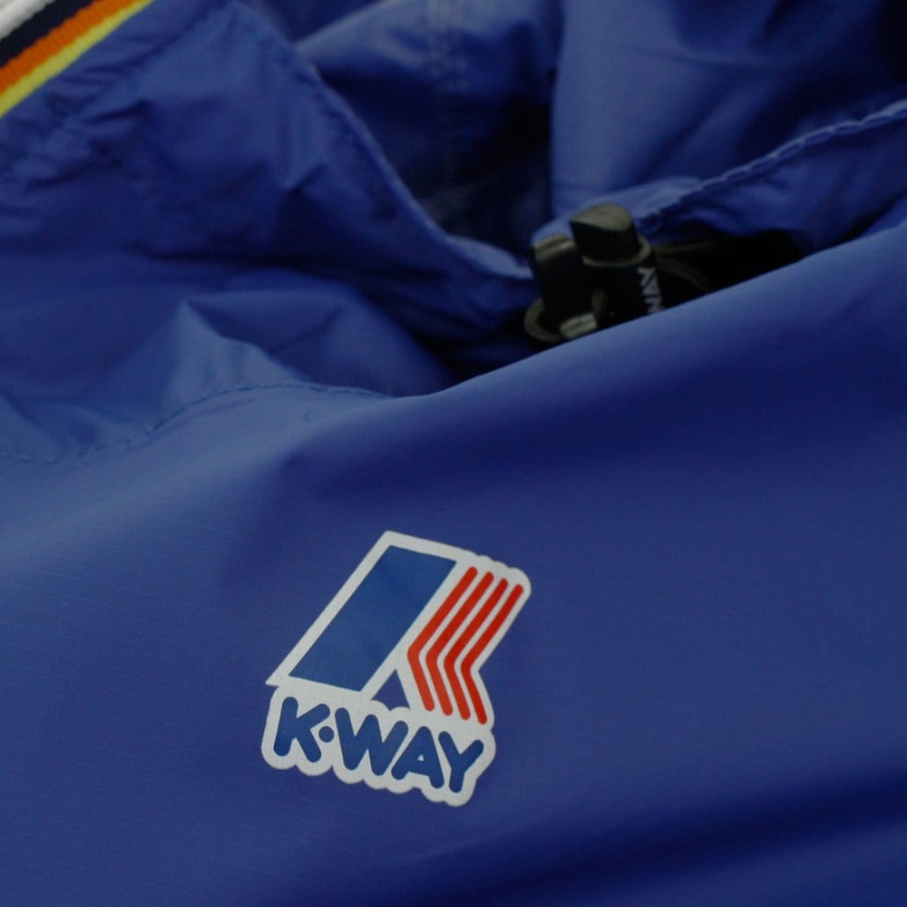K-Way Claude Le Vrai 3.0 Royal Blue Pac-a-Mac Jacket 618