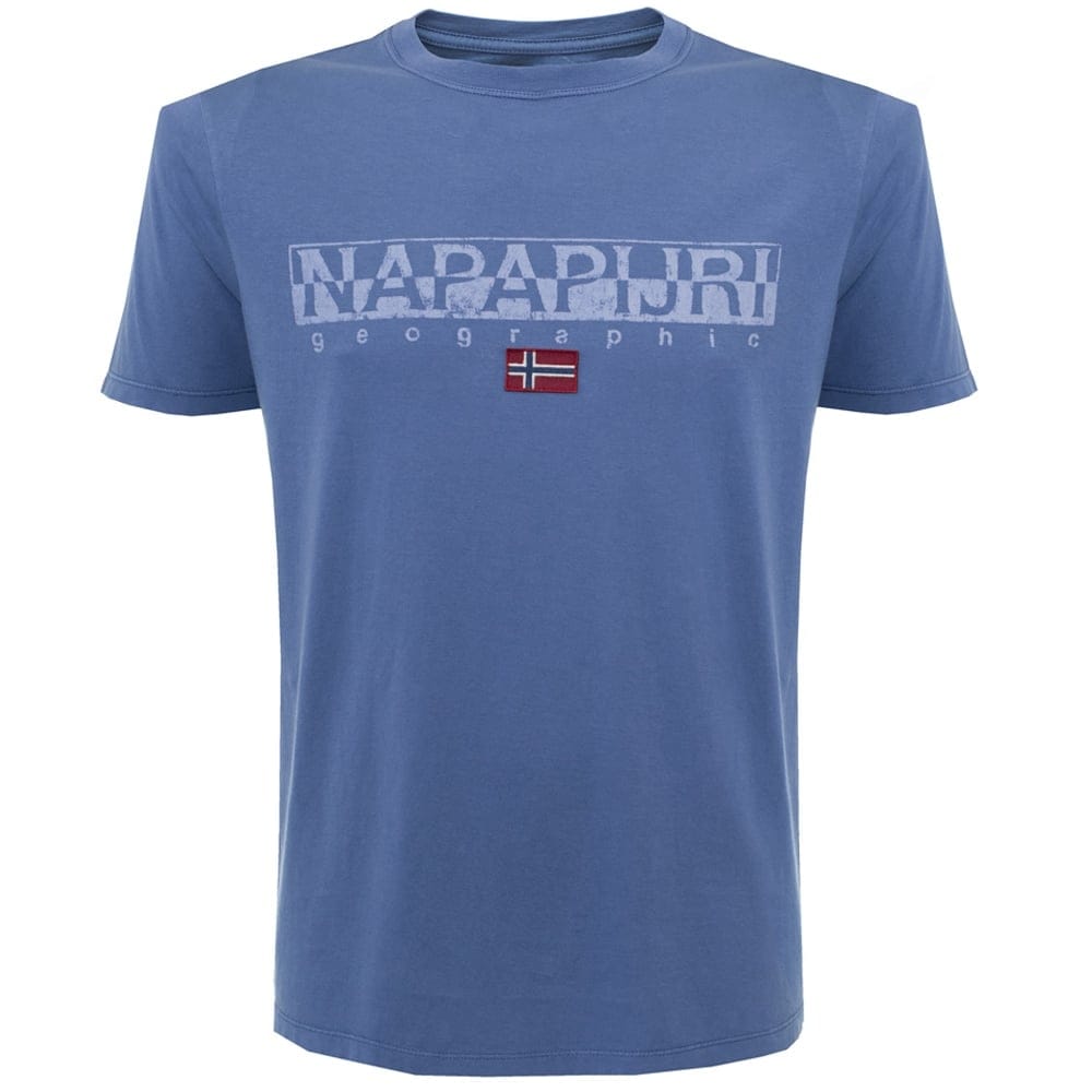 Napapijri Sapriol Blue T-Shirt N0YCLWB12
