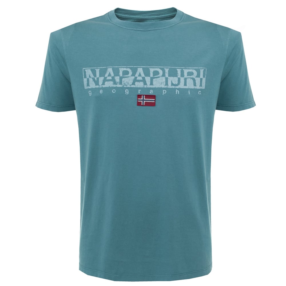 Napapijri Sapriol Blue Iron T-Shirt N0YCLWI72